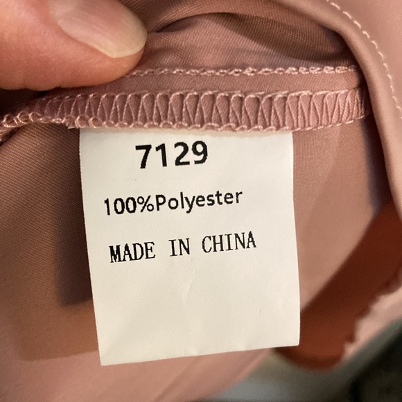 BTFBM Amazon, Dusty Rose, Casual Long Sleeve, wrap tie front, Mini dress Size, M - Picture 12 of 13